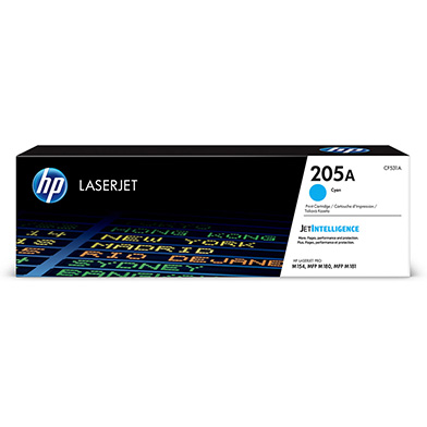 Genuine HP 205A Cyan Toner Cartridge (900 Pages)